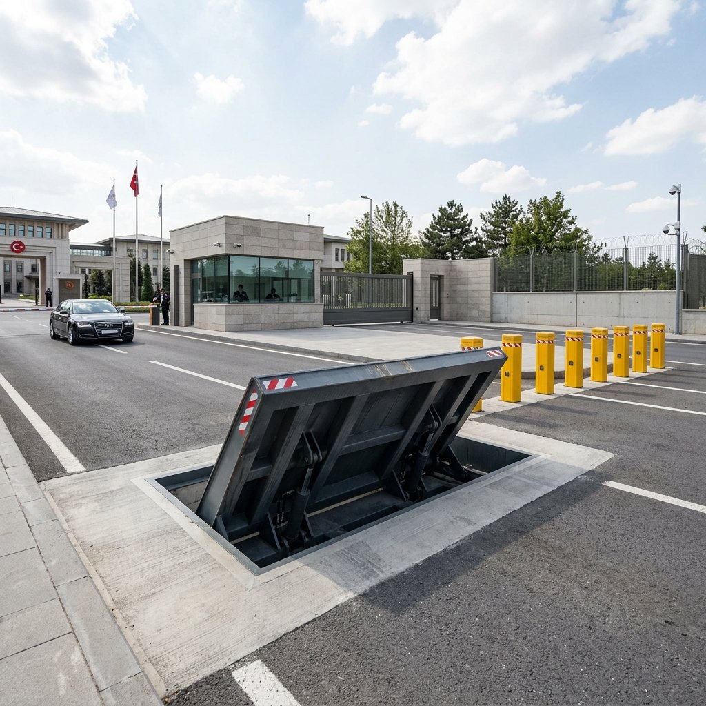 Askeri Fabrikalar K12 Road Blocker ve Yüksek Güvenlikli Boy Turnikeleri